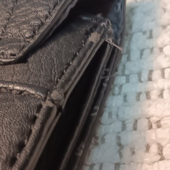 Olivia + Joy faux pebbled leather envelope chain strap shoulder / hand bag purse - Picture 10 of 15